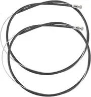 2pcs Mountain Bike Brake Strings Bike Brake Front Back Brake Wires Convenient Bike Brake Lines