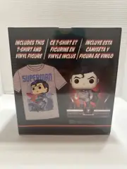 Superman Jim Lee DC Collection Funko Pop Tees T-Shirt (MEDIUM) with POP Funko