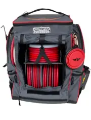 FLY GREEN PERFORMANCE RED ROCKS GREY FG 1 DISC GOLF BACKPACK BAG -COOLERS, STOOL