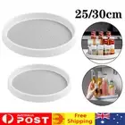 25/30cm Non-Skid Turntable Pantry Tray Lazy Susan Storage Organizer Rack