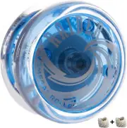 Yomega Raider Ball Bearing Yoyo Professional Advanced String Trick Blue Looping