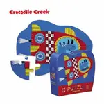 《美國CROCODILE CREEK》迷你造型拼圖系列-犀牛火箭(12片)