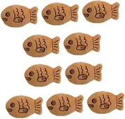 [WOFASHPURET] Plush Fish Brooch Holder Frog Penguin Cute Stuffed Small Animal Bear Plushies Sweater Cardigan Boutonniere Pins Snapper Badge Coat Brooch Plush Brooch Clothes Decor