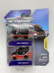 Micro Machines Series 1 #009 - RARE - Command SUV/Ambulance