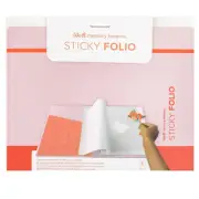 We R Memory Keepers Sticky Folio 8.5"X11"-Red WRFOLIO-987 - Brand New!!