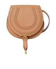 Chloé Marcie Small Saddle Bag One size light tan