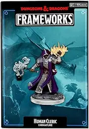Wizkids D&D Frameworks Human Cleric Male Miniature
