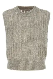 BRUNELLO CUCINELLI 'Rustic Dazzling Net' Vest