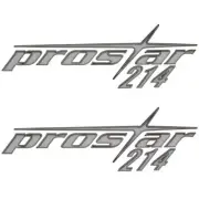 MasterCraft Boat Raised Decal 750037 | OEM ProStar 214 Silver (Pair)