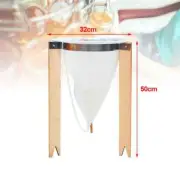 Wooden Honey Filtering Stand with Mesh,Nylon Strainer Filter,Bee Honey Extractor