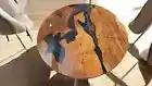 Unique Resin Furniture – Designer Epoxy Table – Wood and Resin Table home decor