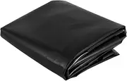 0.13MM/5Mil Pond Liner, Black Impermeable Pond Membrane Heavy Duty Underlay for Fish Ponds, Fountains, Waterfall and Artificial Lake, Foldable Pond Liners(3x3m(9.8x9.8ft))