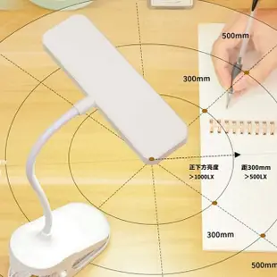 【kingkong】多功能夾式LED護眼夾燈 三擋調光檯燈(閱讀燈 床頭燈)