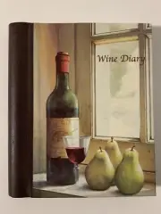 Wine Diary Journal Hardcover Spiral Log Book Fabrice De Villaneuve Tri Coastal