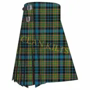 Scottish Handmade Traditional MacLellan Ancient 8-yard Tartan Kilt For Men
