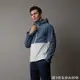 GIORDANO 男裝高機能拼接軟殼外套 - 94 鴿子藍X秀珍菇灰