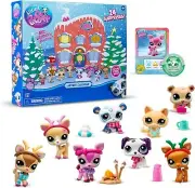 Littlest Pet Shop Advent Calendar 2024, with 24 Authentic Figures, Toy