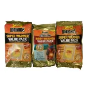 (28) HotHands Super Warmers Larger Size & Stick On Body - Odorless Long Lasting