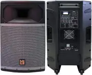 MR DJ PRO115BT PA DJ Powered Speaker Professional PRO PA DJ 15” 2-Way Full-Range
