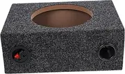 Obuyke Sub Box for Car Subwoofer Enclosure Speaker Box Designed for Enhanced Sound Quality Lightweight Construction for Car Audio Upgrades