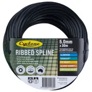 Cyclone Tufflite Insect Fly Screening Ribbed Spline 5mm x 30m