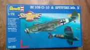 1/72 Revell Messerschmitt Bf 109G-10 & Spitfire Mk.V Combat set