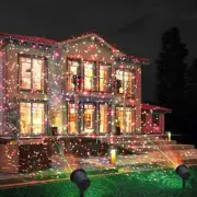 Christmas Laser Lights Projector, Red and Green Laser Lights Waterproof Lights
