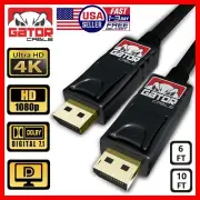 DisplayPort to DisplayPort Cable DP to DP 4K 60Hz HighSpeed UHD Video Audio Data