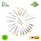 GERMAN 25 PCS ORAL DENTAL SURGERY EXTRACTING ELEVATORS FORCEP INSTRUMENT KIT SET