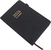 SHINEOFI Notebook With Elastic Band: 2026 Journal Lined Notebook - Schedule Academic Planning Book For Note-taking Agenda Planning And Meeting Minute