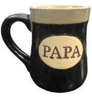 Mug PAPA the Man the Myth the Legend Burton & Burton Stoneware