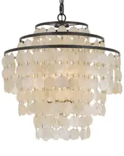 Crystorama Brielle 4-Light Dark Bronze Chandelier