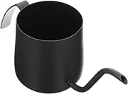 Stainless Steel Gooseneck Coffee Kettle: Long Narrow Drip Spout Coffee Pot Hanging Ear Pour Over Coffee Kettle Tea Pot with Scale for Coffee Maker Black