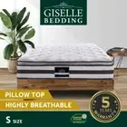 Giselle Bedding 21cm Mattress Pillow Top Bed Bonnell Spring Medium Firm Single