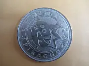 Vintage Pokemon Pikachu Metal Coin #25 2000 Nintendo Wizards