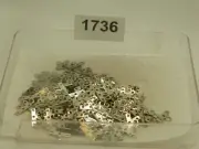 FINDING 3 Hole End Bars Silver Tone Metal size 13 x 7 weight 53.53 code 1736