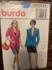 Burda 4578 UNCUT Sewing Pattern, Misses' Jacket & Skirt, Size 8-18