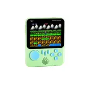 3.5 inch mini retro handheld game console 666 in 1 retro nostalgic student handheld game console single player retro handheld game console (green)