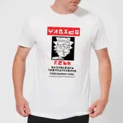 Rick and Morty Wanted Rick Men's T-Shirt - White