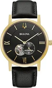[Bulova] American Clipper Automatic Black Dial Men's Watch 97A154