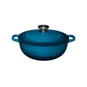 Maxwell & Williams Cast Iron 24cm Round Casserole Oven Safe Cookware 3.3L MB