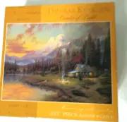 New Vintage Thomas Kinkade Painter of Light Evening Majesty 1000 Piece Puzzle