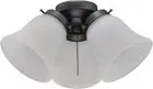 7785000 Three-Light Led Cluster Ceiling Fan Light Kit, Oil Rubbed Bronze Finish
