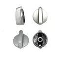 2 x Genuine Westinghouse 795 Gas Cooktop SILVER Control Knob GHP795S 943253587