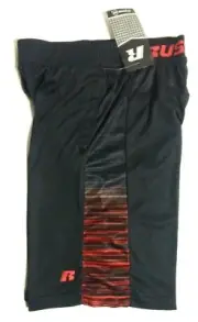 Russell Boys Athletic Active Basketball Shorts Dri Power 360 NWT size 6/7 Black