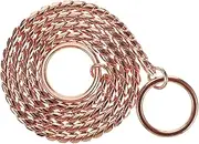 Levemolo Stainless Steel Dog Chain Durable Puppy Leash for Safe Walking Lightweight Thick Chain Long for Outdoor Activities with Your Pet