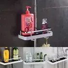 Shelf Accessories. Shower Bathroom Holder Organiser Caddy Storage Tray Pole Rack