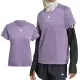 【adidas 愛迪達】Tr-es Crew T 女款 紫色 舒適 吸濕 排汗 上衣 運動 休閒 短袖 IS3956