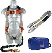Fusion Climb Heavy-Duty Gear Support Harness Kit – Adjustable Utility Webbing Belt with Lanyard for Tools, Buckets & Field Use