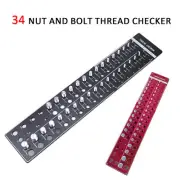 34size Screw Nut and Bolt Thread Checker Thread Identifier Gauge Inch and Metric